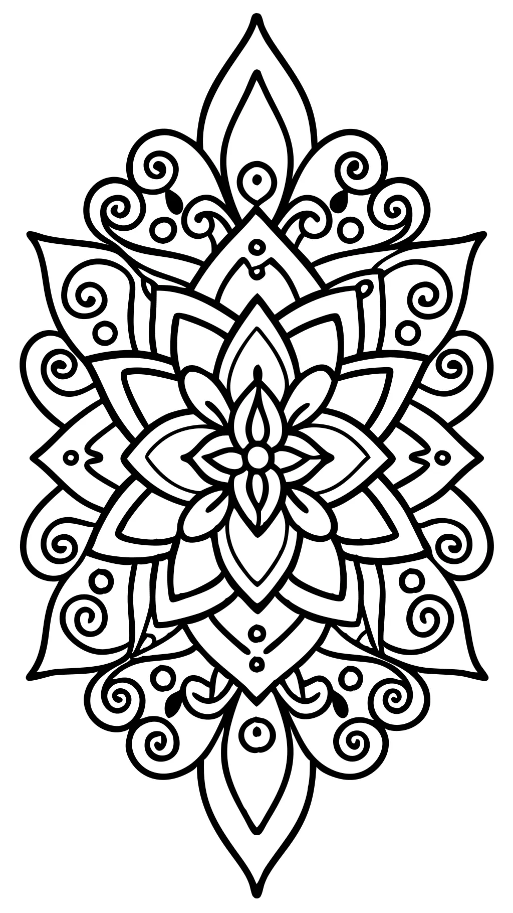 pattern coloring page